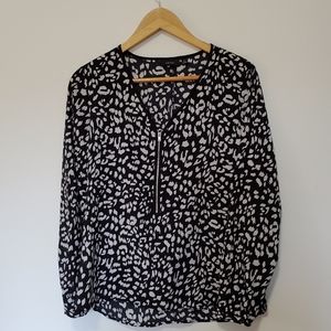 APT. 9 | Black & White Blouse